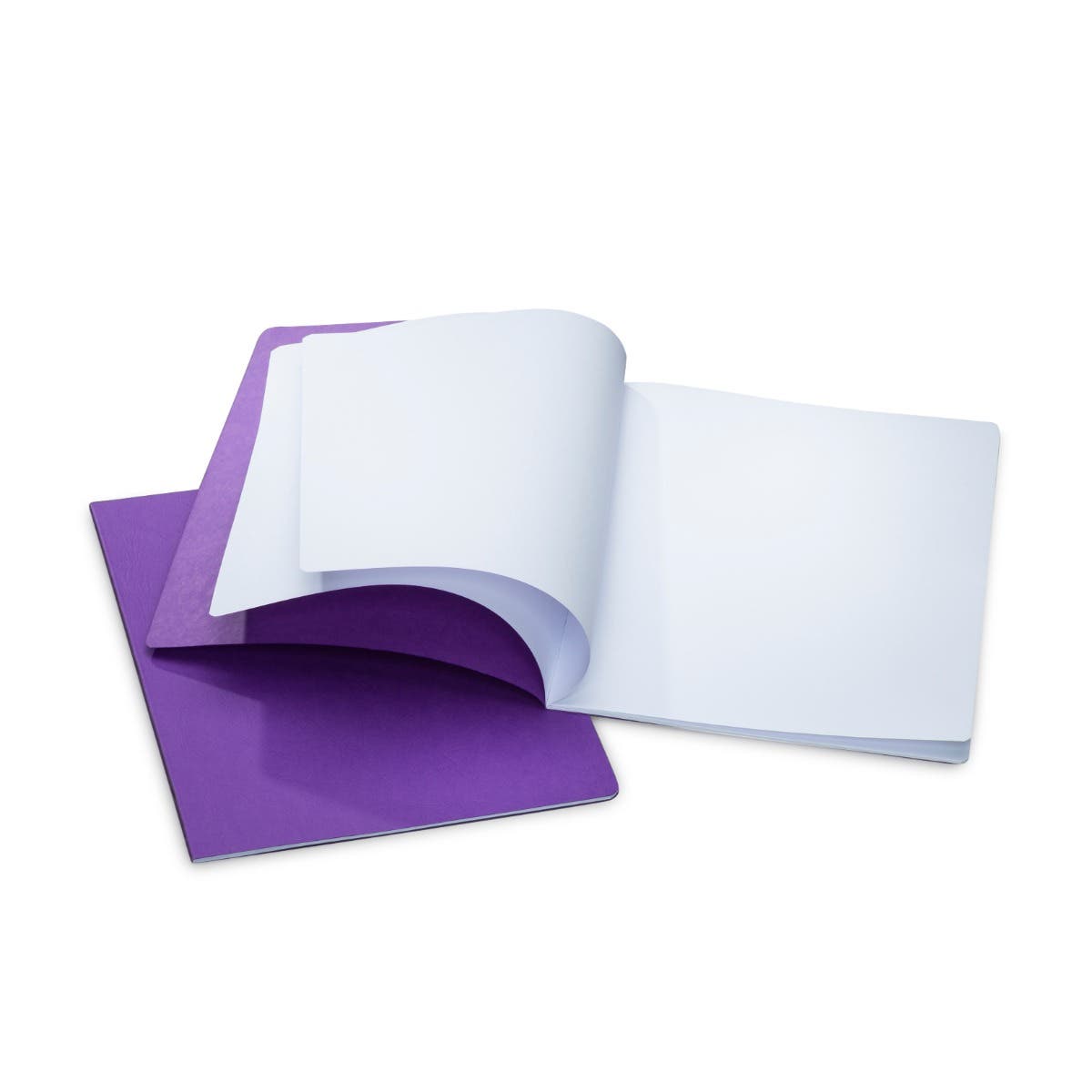 Mittleres Epochenheft 24x32 cm Hochformat ohne Trennblatt - purpur 10 Stück image