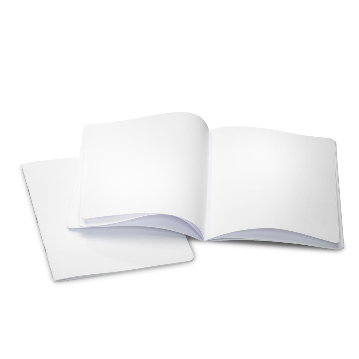 Mittleres Epochenheft 24x32 cm Hochformat ohne Trennblatt - weiß 10 Stück image