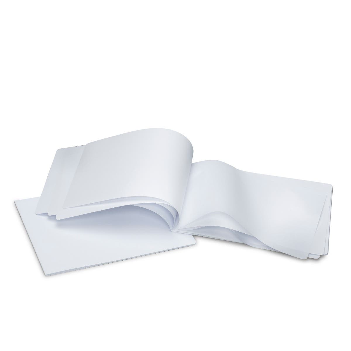 Mittleres Epochenheft 24x 32 cm Hochformat mit Trennblatt - weiß 10 Stück image