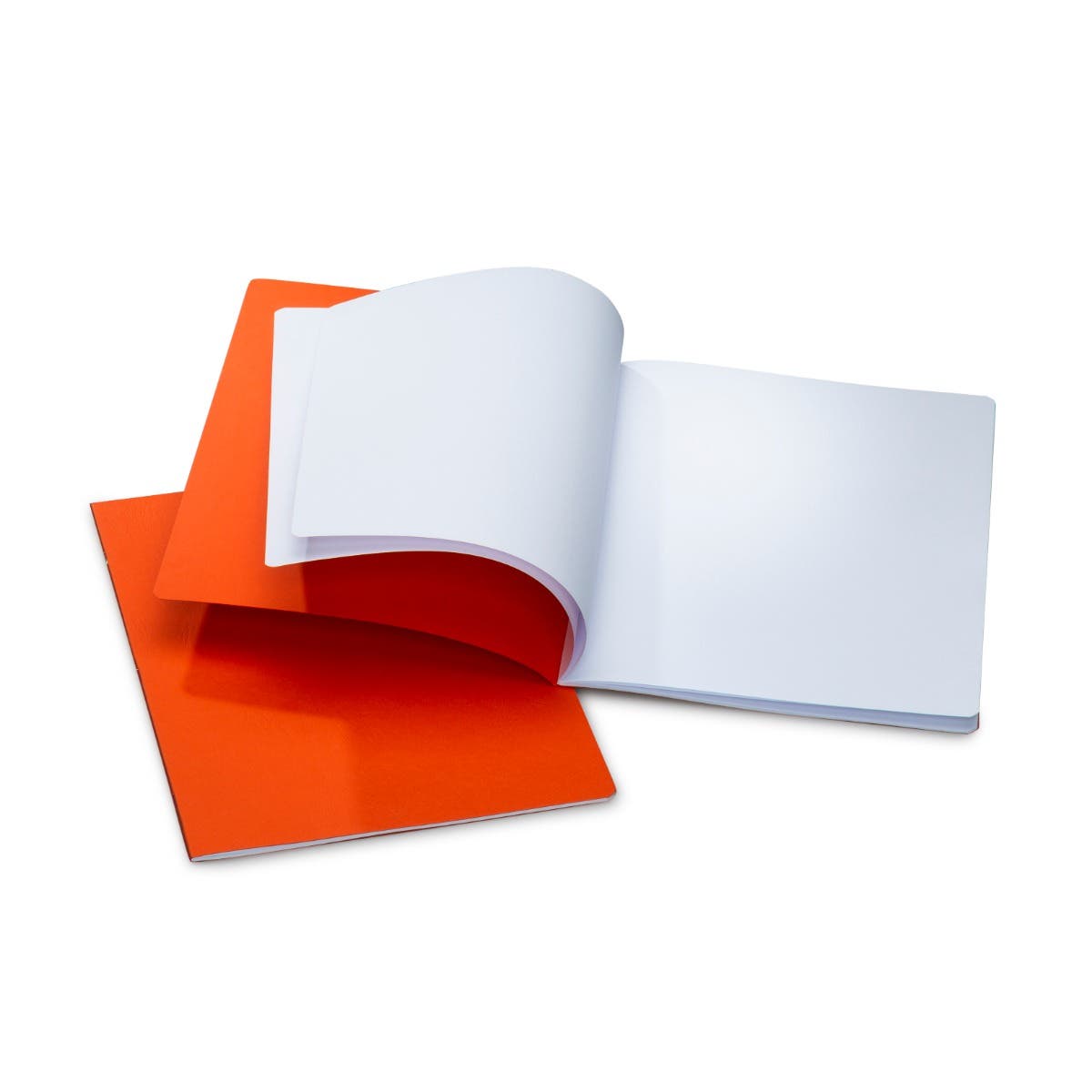Großes Epochenheft 32x38 cm Hochformat ohne Trennblatt - orange 10 Stück image
