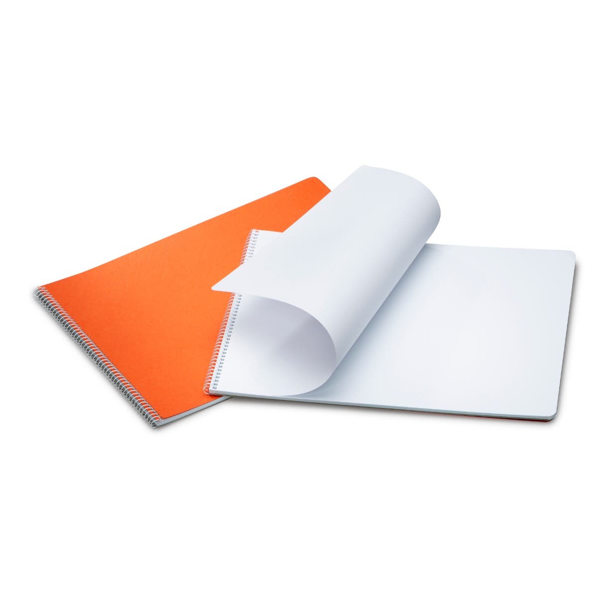 Mittl. Epochenheft 32x24 Querformat mit Trennblatt Spiralbindung - orange image