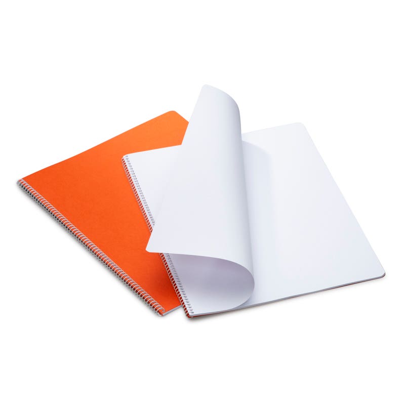 Mittl. Epochenheft 24x32 cm Hochformat ohne Trennblatt Spiralbindung - rot image