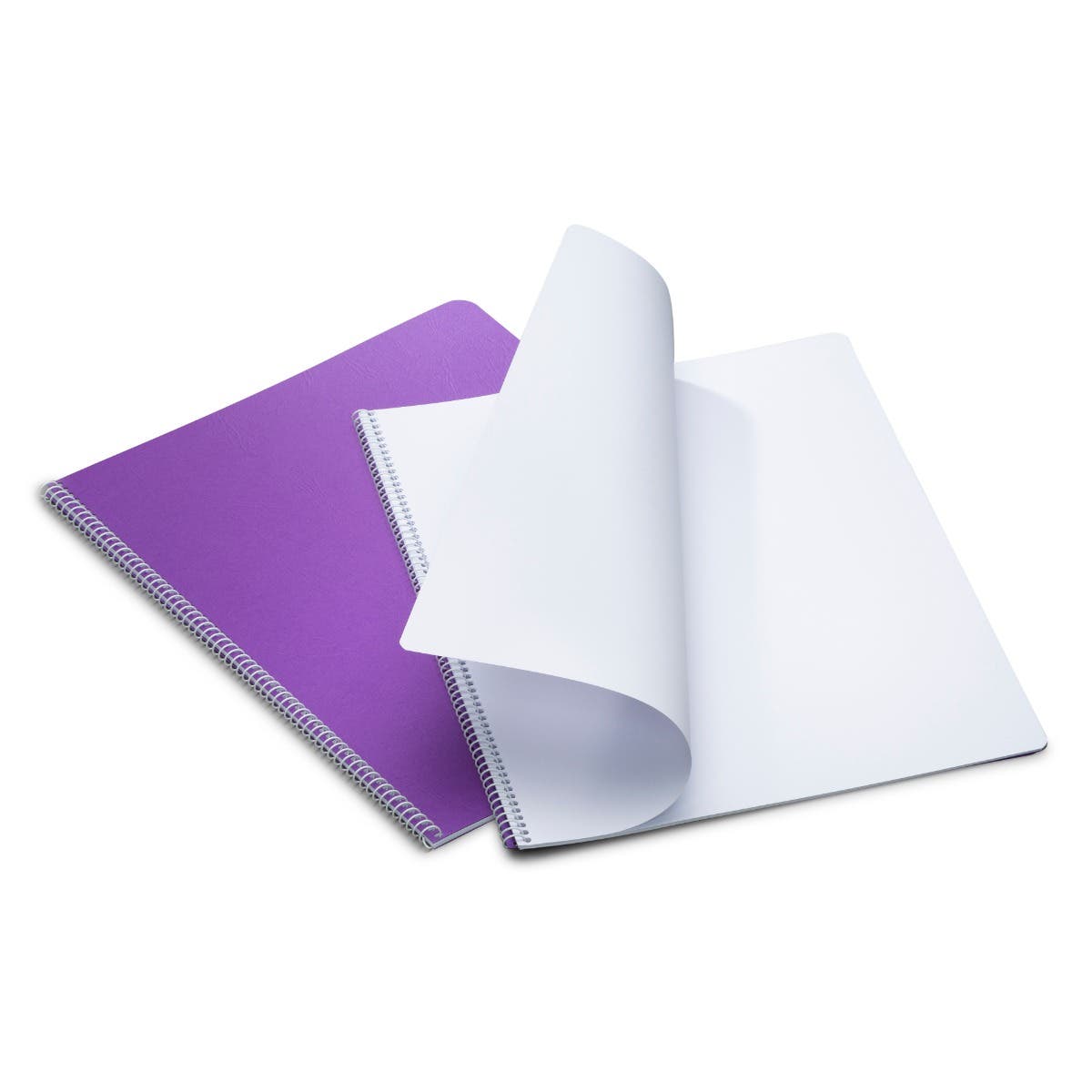 Mittl. Epochenheft 24x32 cm Hochformat ohne Trennblatt Spiralbindung - purpur image