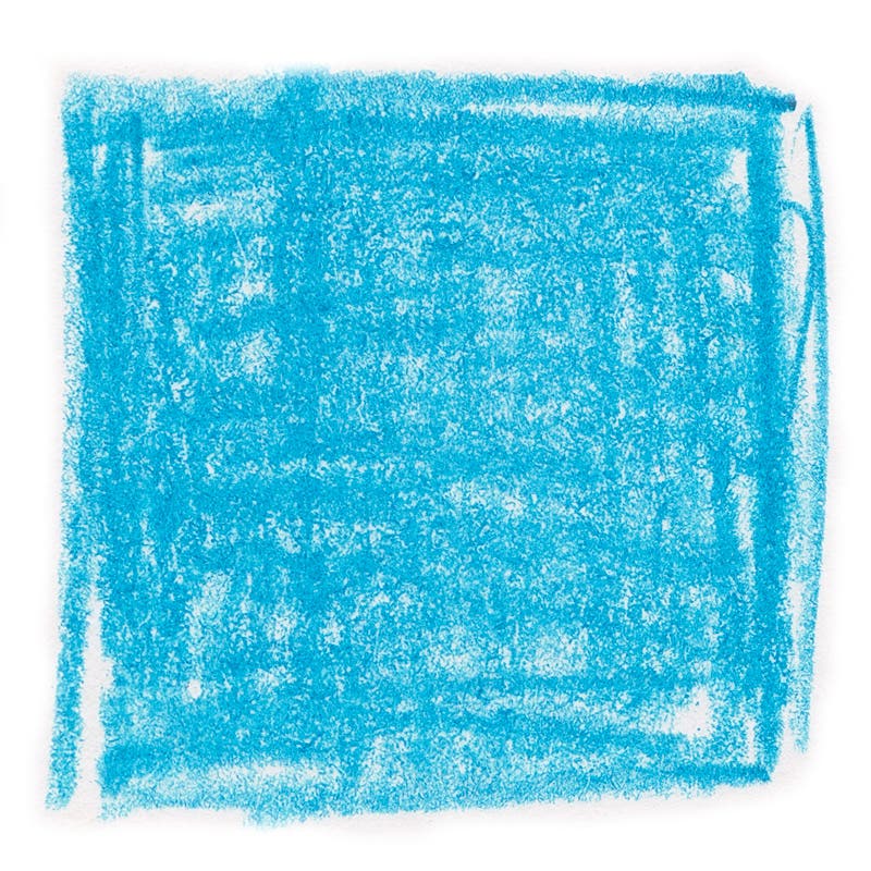 Yorik Buntstifte sechseckig unlackiert - 12 Stück - himmelblau image