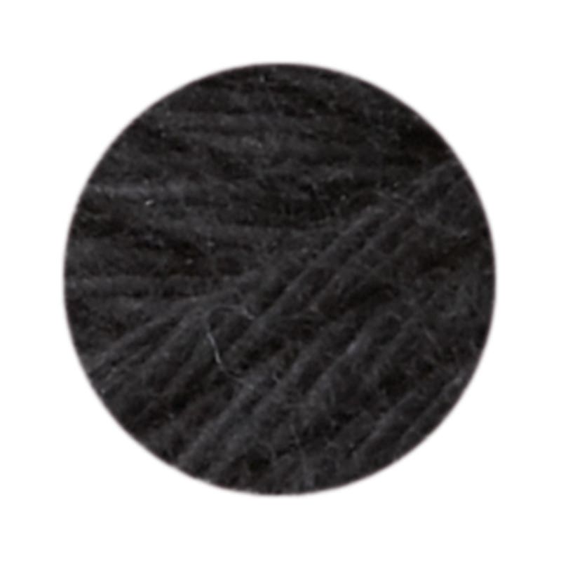 Strickbaumwolle 8/8 dick - schwarz image