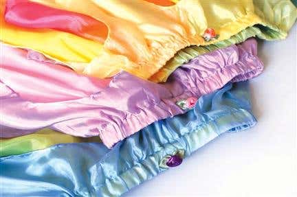 Sarah's Silks  Kleinkindrock 2-4 gelb/Regenboge image