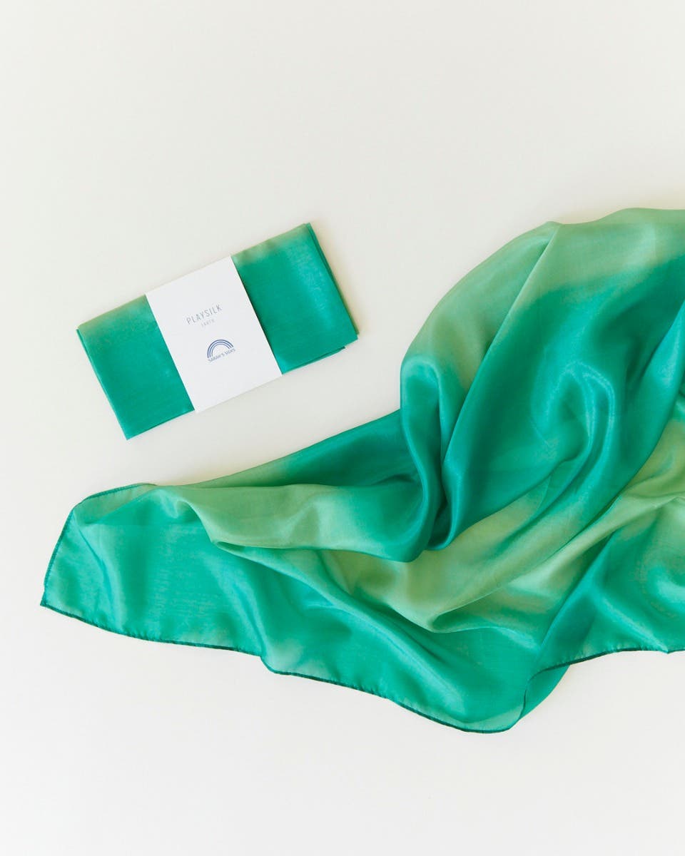 Sarah's Silks Seidenspieltuch 90x90 cm - Wald image