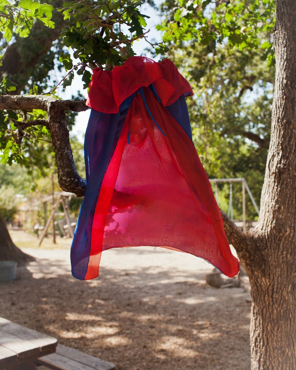 Sarah's Silks Wende-Umhänge - königsblau/rot image