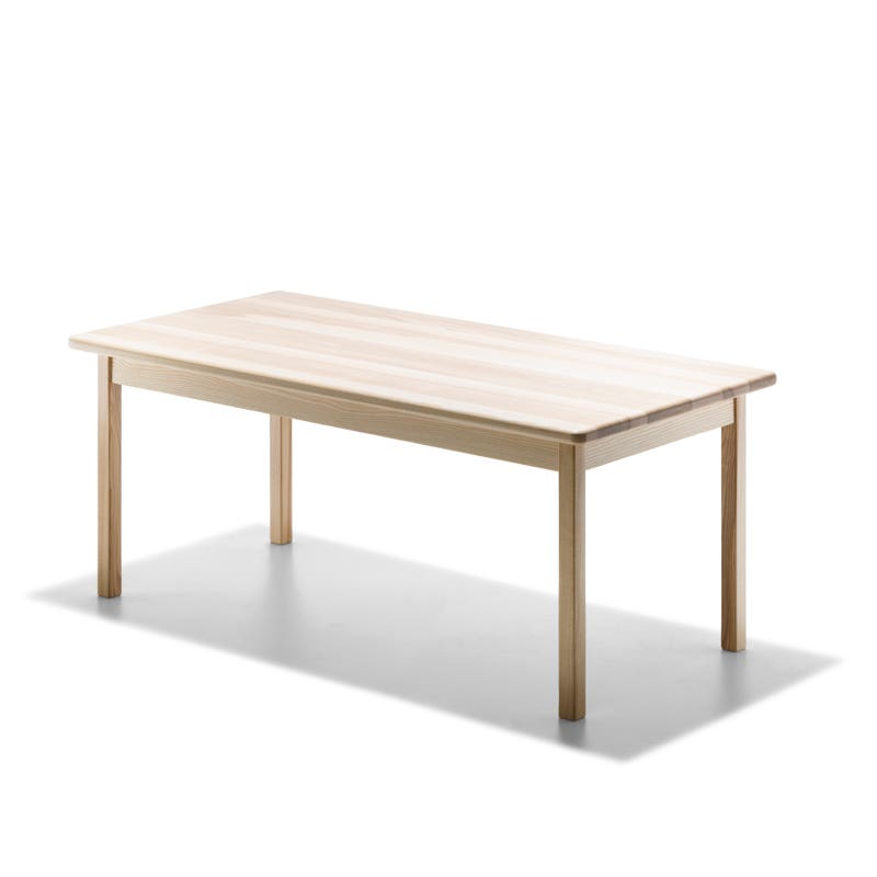 Tisch aus Eschenholz Kindergarten - rechteckig,  140x70 cm Höhe 58 cm image