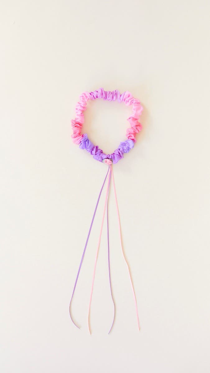 Sarah’s Silks hair ribbon - blossom image