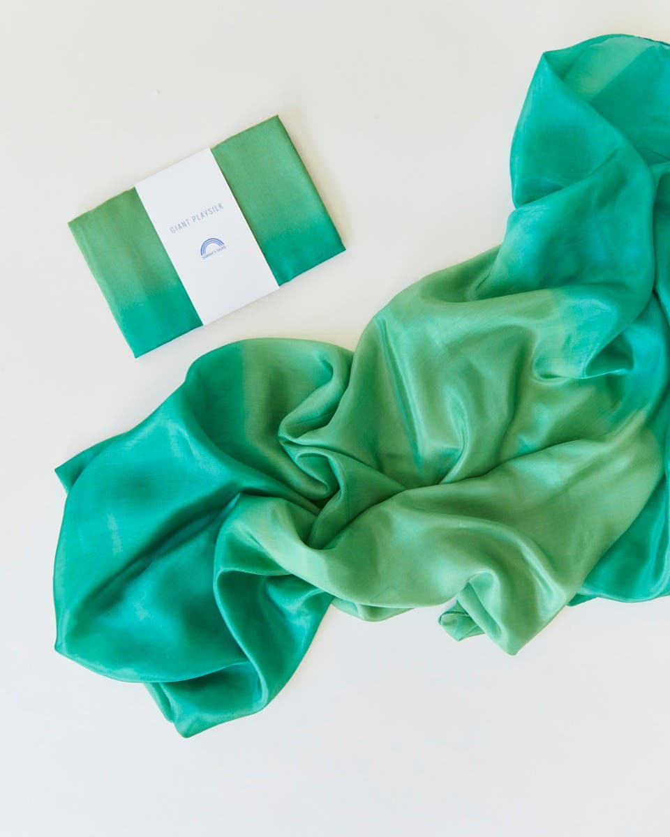 Sarah’s Silks Maxi-Seidenspieltuch 89x178 cm - Wald image