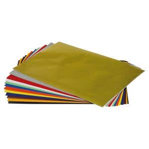 Sitsblock 50x35 cm sortiert 12 Farben mit gold und silber