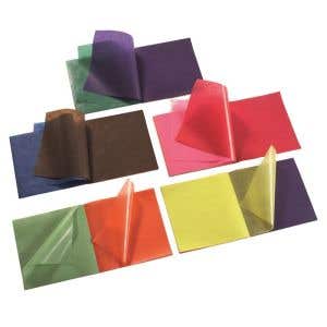 Drachenpapier 16x16 cm 5 Blöcke/100 Blatt - sortiert 10 Standardfarben