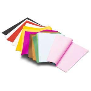 Japanisches Seidenpapier FSC 32x32 cm -  sortiert 20 Farben - Block