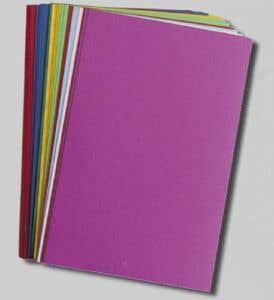 Englischer Karton 280g/m² 32,50x50 cm 100 Blatt - sortiert 11 Farben