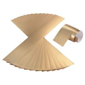Kronen-Karton 10x63 cm - goldfarben