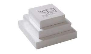 Quadratisches Faltpapier 120 g - weiß - 250 Blatt  