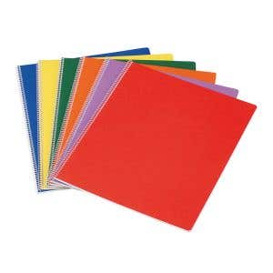 Projektheft - 24x32 cm Hochformat Spiralbindung Hardcover - 10er-Pack