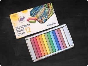 Art Makes Sense Tafelpastellkreide - sortiert 12 Farben