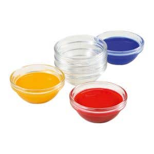 Farb-Glasschälschen ohne Deckel - 6cm