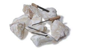 Alabaster 15 kg Packung - Weiß/Transparent