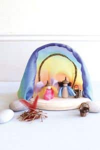Sarah's Silks Hobby Paket Haus Regenbogen