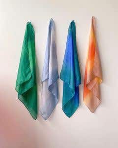 Sarah's Silks Mini-Seidenspieltuch Erde 53x53 cm