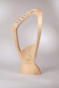 Choroi Pentatonische Kinderharfe 7 Saiten m/Stimmschlüssel Ahornholz