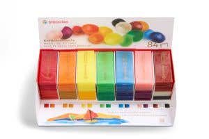 Stockmar Knetbienenwachs Display - 84 Tafeln - 15 Farben sortiert