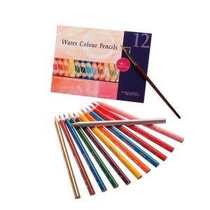 Mercurius Aquarellstifte - sortiert 12 Farben
