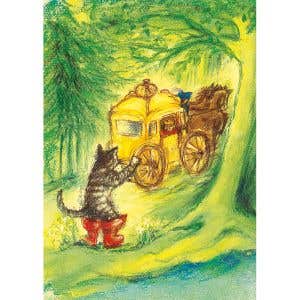 Postkarten M.v.Zeyl - Der gestiefelte Kater