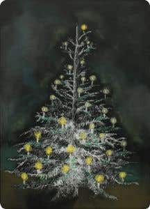 Postkarten Kapitein Kalk - Weihnachtsbaum - 5 Stück